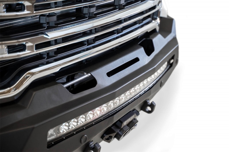 GMC Sierra 2500 Bumper - Front - Addictive Desert Designs - Stealth Fighter - Hammer Black - `20-`27